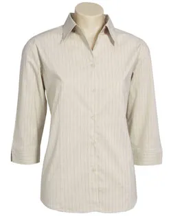 Ladies 3/4 Sleeve Stretch Manhattan Shirt_8