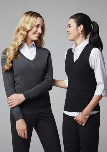 V Neck Ladies Pullover_1