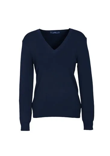 V Neck Ladies Pullover_3