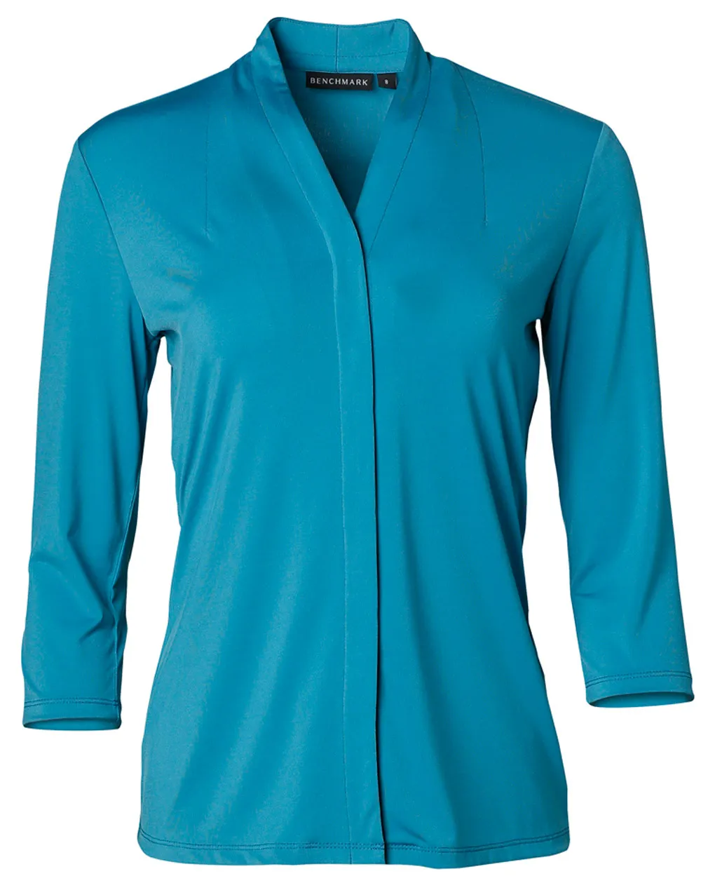 LADIES 3/4 SLEEVE STRETCH KNIT TOP ISABEL_6