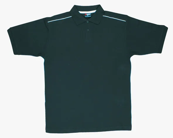 Mens 100% Cotton Pique Knit With Piping_1