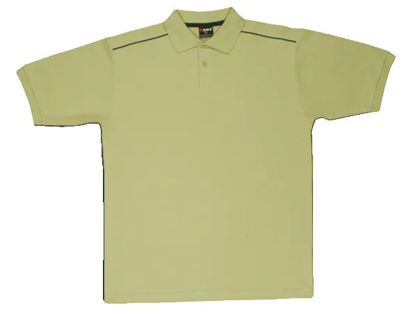 Mens 100% Cotton Pique Knit With Piping_4