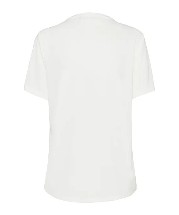 WOMENS RELAXED FIT JERSEY TOP POLYESTER V NECK EASY CARE_2