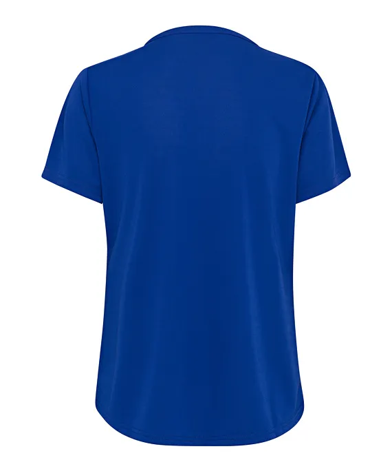 WOMENS RELAXED FIT JERSEY TOP POLYESTER V NECK EASY CARE_8