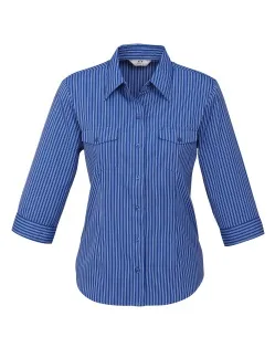 Ladies 3/4 Sleeve Cuban Shirt_2