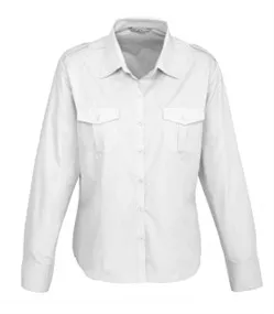 Ladies Long Sleeve Epaulette Shirt_2