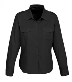 Ladies Long Sleeve Epaulette Shirt_3