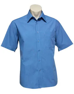 Mens Short Sleeve Micro Check Shirt_2