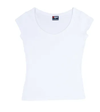 Ladies 1 X 1 Rib Scoop Neck T-shirt_6