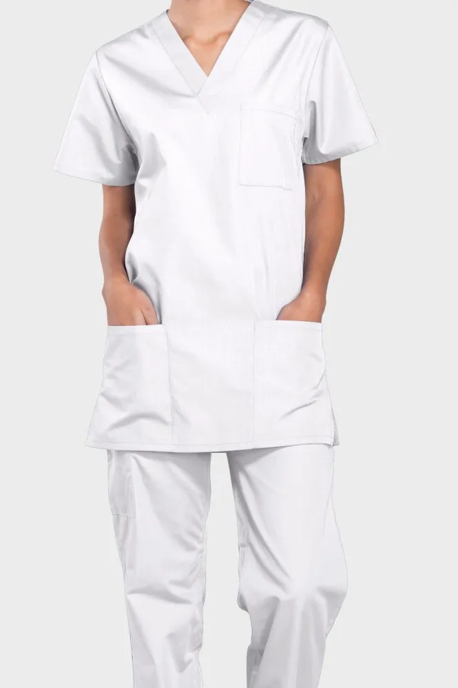 Cherokee Originals Unisex V-Neck Patch Pockets Scrub Top_7