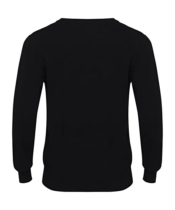 Cotton Knit European Fit Jumper Black_2