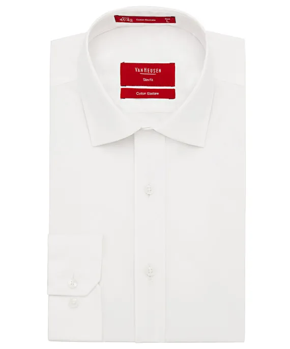 Cotton Stretch Poplin Slim Fit Shirt_4