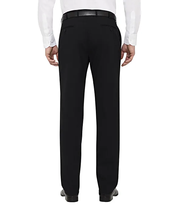 STRETCH WOOL BLEND PLAIN WEAVE SLIM FIT SUIT SEPARATE TROUSER_2