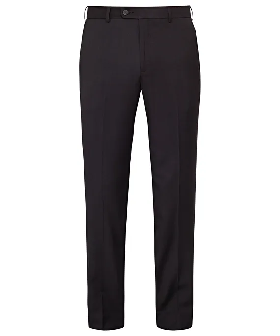 Poly Blend Flat Front Slim Fit Trouser_3