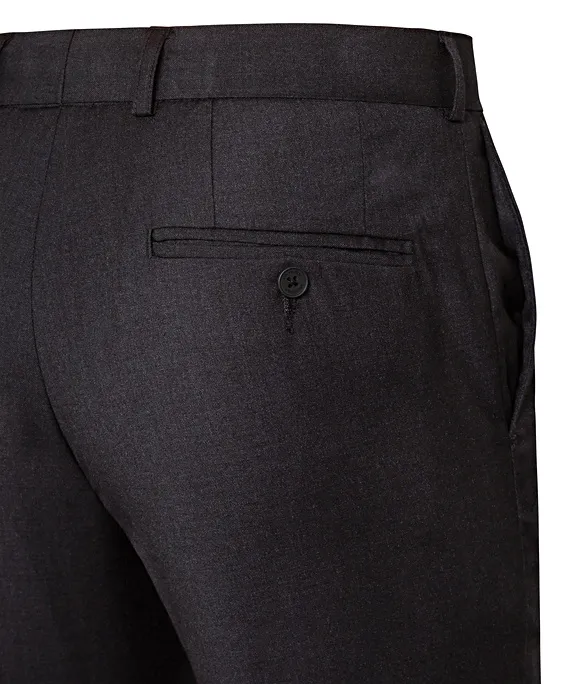 Poly Blend Flat Front Slim Fit Trouser_4