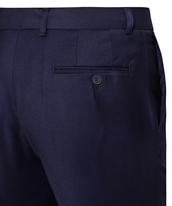 Poly Blend Flat Front Slim Fit Trouser_5
