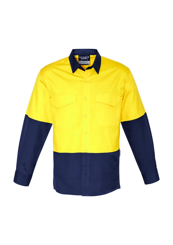 Mens Rugged Cooling Hi Vis Spliced Shirt_2