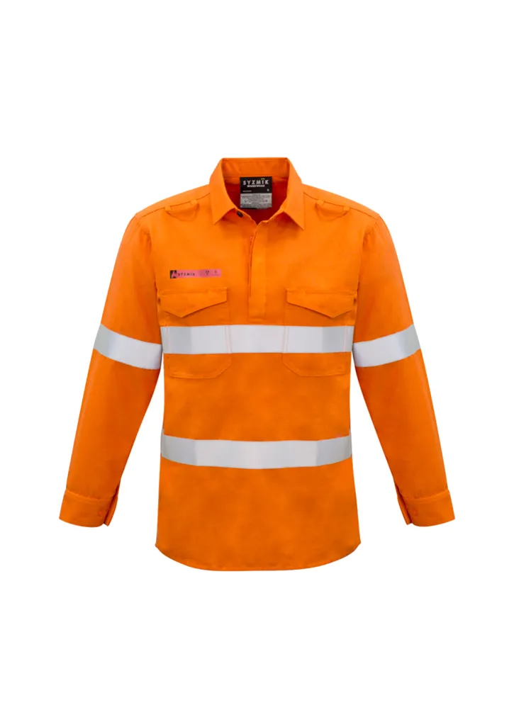 Mens FR Closed Front Hooped Taped Shirt_2