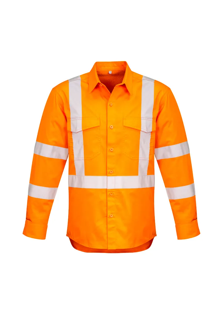 Mens Hi Vis X Back Taped Shirt_1