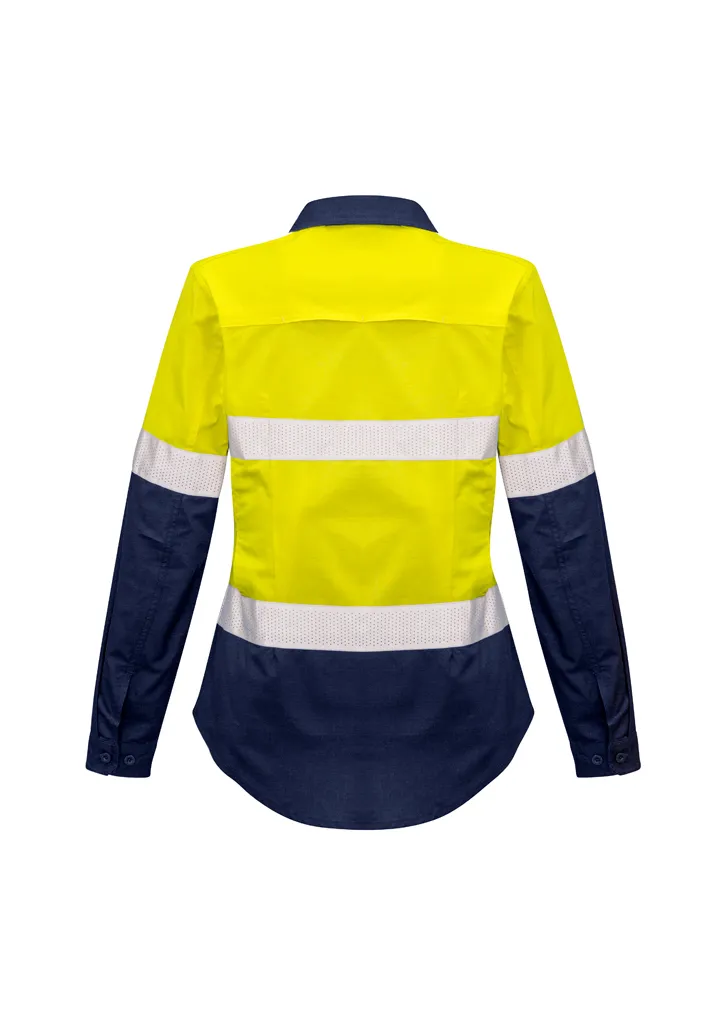 Womens Rugged Cooling Taped Hi Vis Spliced Shirt_3
