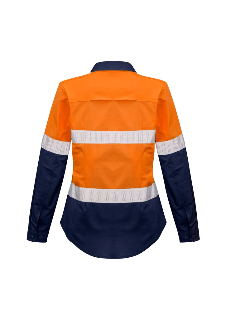 Womens Rugged Cooling Taped Hi Vis Spliced Shirt_5