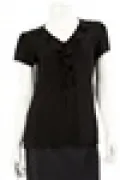 Ladies Cap Slv.ruffle Neck Knit Top_6