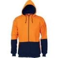 Hivis Contrast Piping Fleecy Hoodie_1