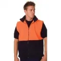 Hivis Two Tone Full Zip Polar Fleece Vest_1
