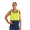 Cotton Back Hivis Two Tone Singlet_1