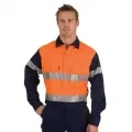 Hivis Two Tone Cotton Shirt Long Sleeve_1