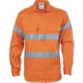 Hivis Cool-breeze Close Front Cotton Shirt With Generic R tape_1