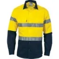 Hivis Cool-breeze Cotton Shirt With Generic R tapelong Sleeve_1