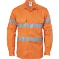 Hivis Cool-breeze Cotton Shirt With Generic R tapelong Sleeve_1