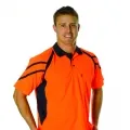 Hivis Cool Breathe Stripe Panel Polo Shirt S s_1