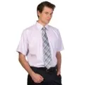 Mens Premier Poplin Business Shirts Short Sleeve_1