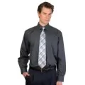 Mens Premier Poplin Business Shirts Long Sleeve_1