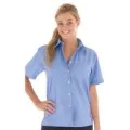 Regular Collar,side Splits,single Pocket Short Sleeve_1