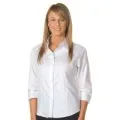 Ladies Tonal Stripe Shirts 3/4 Sleeve_1