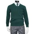 V-neck Knitted Pullover_1