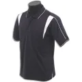 Micro Mesh Polo With Inserted Chest Panels_1