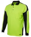 HI VIS L/S ARM PANEL POLO_12