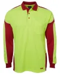 HI VIS L/S ARM PANEL POLO_16