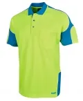 HI VIS S/S ARM PANEL POLO_12