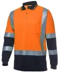 HI VIS L/S D+N H PATTERN TRAD POLO_2