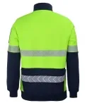 HI VIS 330G 1/2 ZIP SEGMENTED TAPE FLEECE_3