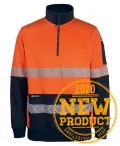 HI VIS 330G 1/2 ZIP SEGMENTED TAPE FLEECE_5
