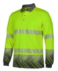 HI VIS L/S ARROW SUB POLO WITH SEGMENTED TAPE_2