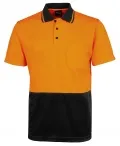 HI VIS JACQUARD NON CUFF POLO_16