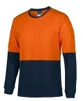 HI VIS L/S CREW NECK COTTON T-SHIRT_2