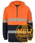 HI VIS 1/2 ZIP SEGMENTED TAPE HOODIE_7
